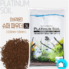 JUN 플래티넘 소일 [브라운] 슈퍼파우더 3L (1.6~0.6mm), 1개