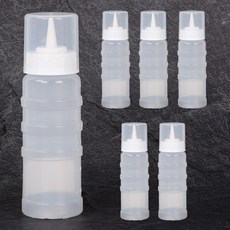 국산 내맘대로 잘라쓰는 뚜껑소스병 1구, 5개, 300ml