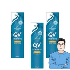 QV 큐브이 인텐시브 크림 100g 3팩, 3개