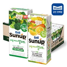 썬업 과일야채샐러드 (총24개입), 그린12+녹황12 200ml, 200ml, 1세트