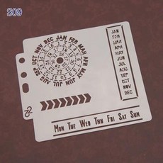1+1 커피스텐실 라떼아트 16 개 금형 우유 케이크 컵케익 템플릿 바리스타 카푸치노 스트로우 패드 살포기 스프레이 도구, 1개, 없음, 24) S09-1PC