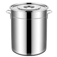 스텐 대형 냄비 곰솥 육수 인덕션 대형냄비 스테인레스 찜솥, 직경50cm 높이50cm 105L, 1개