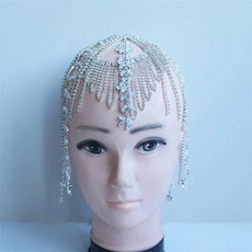 이국적인헤드피스 헤어악세사리 라인스톤모자 세련된 절묘한 술 잎 라인석 헤드 체인 쥬얼리 럭셔리 샤이니 파티 크리스탈 액세서리