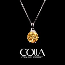 유색큐브펜던트