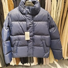 테이트 남녀공용 하이넥 구스 푸퍼다운 숏패딩 KA9W0-UIH200-410