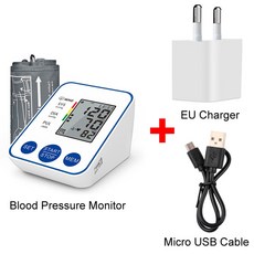 혈당측정기 당화혈색소측정기 혈당계 대형 커프가 있는 자동 디지털 혈압 모니터 상완 가정용 심박수 맥박 측정기