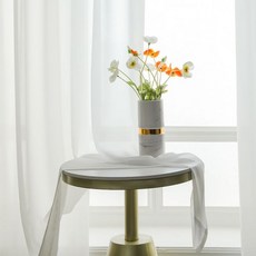 시크릿나비주름쉬폰커튼