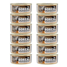 보레알 고양이 습식사료 치킨+칠면조 156gx12개 세트, 156g, 12개