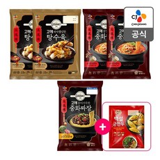 CJ 고메 탕수육 450gx2개 +짬뽕652gx2개 +짜장760gx1개, 없음, 상세설명 참조