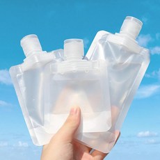 APNCC 여행용 투명 화장품 공병 파우치 세트, 20개, 50ml