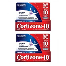 코르티존10 오버나이트 잇치 릴리프 크림 28g 2팩 Cortizone 10 Maximum Strength Overnight Itch Relief, 2개