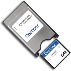 CNC IPC 숫자 제어 시스템 PCMCIA 어댑터용 소형 플래시 128mb 256mb 512mb CF 카드 1GB 2GB 4G 메모리 카드8G 포함 Marke Onefavor, mit 64MB CF-Karte