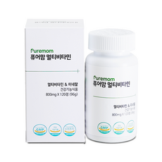 퓨어맘 멀티비타민(임산부 수유부용), 800mg, 1개