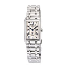 Longines 론진 Dolce Vita 돌체비타 은 다이얼 스테인레스 스틸 여성용 시계 L52554716