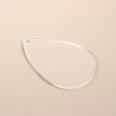 아크릴키링 무지아크릴키링 키링 DIY키링 DIY 투명 아크릴판 키링 물방울
