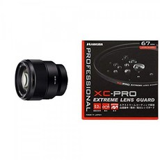 【세트 구매] 소니 디지털 일안 카메라 α [E 마운트] 렌즈 SEL85F18 (FE 85mm F1.8) & HAKUBA 67mm 렌즈 필터 X, 단일상품