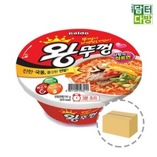 왕뚜껑 컵라면 110g, 18개