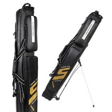 싸파 바다 민물 원통 장절 4단 스탠드형 낚시가방 STB-124Z 블랙, 단품