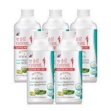펫슬림 다이어트 알로에겔 베라250 1000mlx5병, 5개, 1L
