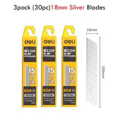 다기능 내구성 포켓 나이프 개폐식 무거운 짐 작업 박스 커터, 1개, 12.30pcs 18mm SR B..
