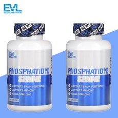 EVL EVLution Nutrition Phosphatidyl Serine 60캡슐 2개