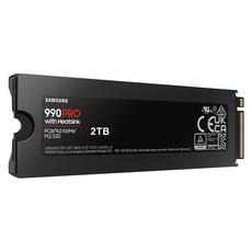 삼성전자 990 PRO 2TB PCIe 4.0 M.2 2280 NVMe SSD w/ Heatsink (관부가세포함_미국정품), 포함되어있음