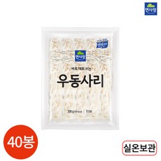 면사랑 우동 사리 200g x 40봉, 상세페이지 참조