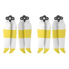 DJI 매빅에어2 에어2S 드론 7238F 저소음 프로펠러 세트 교체용 소음감소 날개 부품, (에어2) 프로펠러옐로우(2), 1개 (에어2) 프로펠러옐로우(2), 1개