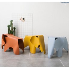 Vitra Eames Elephant Chair stool 비트라 임스 코끼리 스툴, 레드