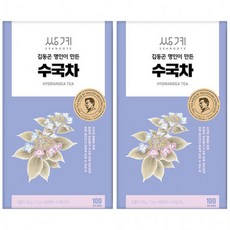 (유저셀) 무료배송쌍계 수국차 200T(100Tx2개), 2개