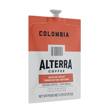 FLAVIA ALTERRA 커피 콜롬비아 20개입 프레시 팩 (5팩), FLAVIA ALTERRA 커피, 콜롬비아, 20개 프