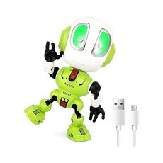 Stocking Stuffers for Kids Sopu Rechargeable Robot Toys Mini Talking Robot with Repeats Waht You, Green, one option, 1개