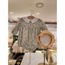 밍크뮤ch 24FW 신상MN)로지플라워자수세트바디수트34C1360404 백일 돌선물