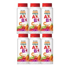 파스퇴르 100%유기농 야채농장 ABC주스190ml (냉장보관), 190ml, 6개