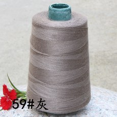 재봉틀 고속 폴리에스테르 봉제 선 20S/2중간굵기 핸드백 2 9주 202, 기본, T04-59# 그레이(202)