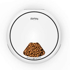 프로그램 가능한 타이머가있는 Faroro 자동 고양이 먹이기 건식 및 습식 음식 디스펜서 고양이 개 및 작은 동물에게 적합한 10 초 음성 녹음기를 하루에 최대 5 끼까지 추가 할 수 있습니다., 본상품