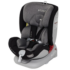 폴레드 올에이지 360 회전확장형 카시트 ISOFIX & 락킹벨트, 2세트, 새틴그레이