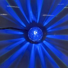 수박 LED 전구 투명 유리 렌즈 조명 키트 1156 1 와이어 백열등 1X, Clear Lens Blue LED, 1개