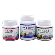 챔프소라게크랩먹이3종세트 : 전용먹이+코코미트+액티브프로틴, 1개