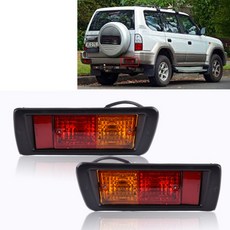 리어 테일 라이트 범퍼 리플렉터 램프 안개 랜드 크루저 용 Prado Lc90 3400 Fj90 Fj95 1996-2002 경고 브레이크 미등, [01] Right 1x