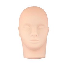 베스트 연습용 마네킹헤드 메이크업연습 반영구재료 뷰티재료 시뮬레이션용 실리콘 연습용고무판 실리콘헤드 실리콘고무판, 1개, 선택4_실리콘헤드