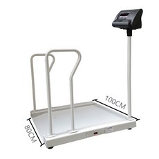 휠체어 체중계 투석 전자 저울 요양원 병원 무게 측정, 서멀프린팅 카본 스틸 페인트 500kg