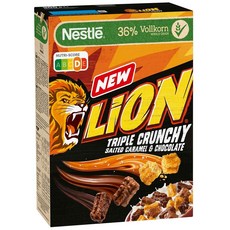 Nestle 네슬레 라이온 시리얼 트리플 크런치 솔티드 카라멜 & 초콜릿 시리얼 300g 3팩
