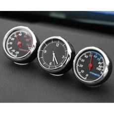시계 습도 온도 측정 자동차 인테리어 자동차실내 장식 소품, 1개