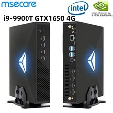 일체형PC 게임용 미니 MSECORE 인텔 코어 i99900T GTX1650 4GB 전용 카드 게임 윈도우 11 데스크탑 컴퓨터 NVME SSD 2 DDR4 4K wifi6 MV2, 없음, 없음, 21) 16GB RAM 256G SSD  I5 1040 - i99900k