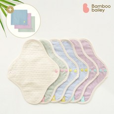  밤부베베 밤부베일리 부드러운 논슬립 팬티라이너 6장 + 파우치 