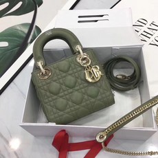 (디올.DO) 체인 숄더 스트랩 다크그린 17cm