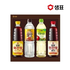 2020 추석 명절 선물 세트 간장 몽고 샘표 간장 식초 초고추장 맛술 물엿 세트, 샘표 마음담은 2호