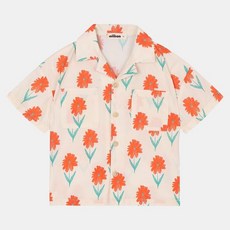 밀리밤반팔우븐셔츠