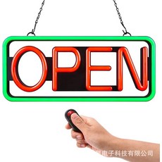 led오픈네온사인보드(블루)